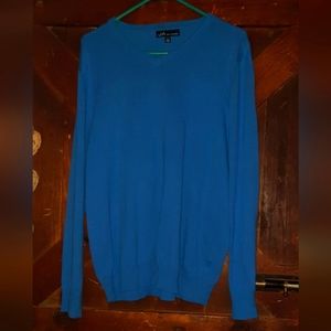John Ashford Blue V-Neck Sweater 💙